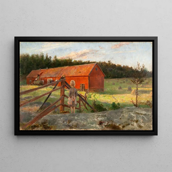 La Ferme - Hanna Hirsch-Pauli — oprawiony obraz na ścianie