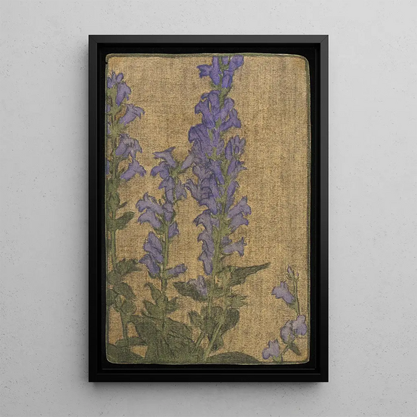 Delphinium - Hannah Borger Overbeck — oprawiony obraz na ścianie