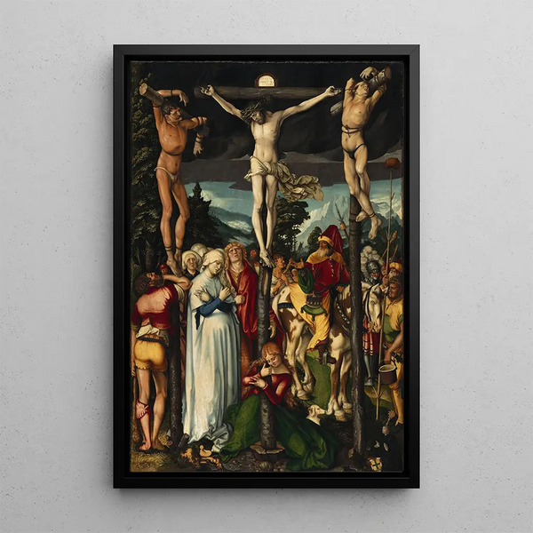 Ukrzyżowania Chrystusa - Hans Baldung — oprawiony obraz na ścianie