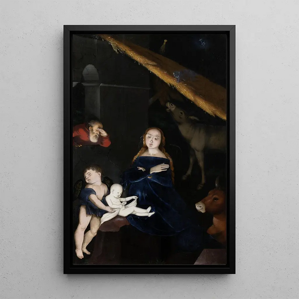 La Nativité - Hans Baldung — oprawiony obraz na ścianie