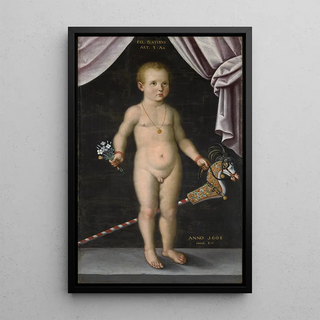 Hans Bock the Elder - Portrait of the threeyearold Felix Platter II.webp