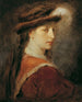 Dama w kapeluszu z piórami - Hans Canon — widok dzieła