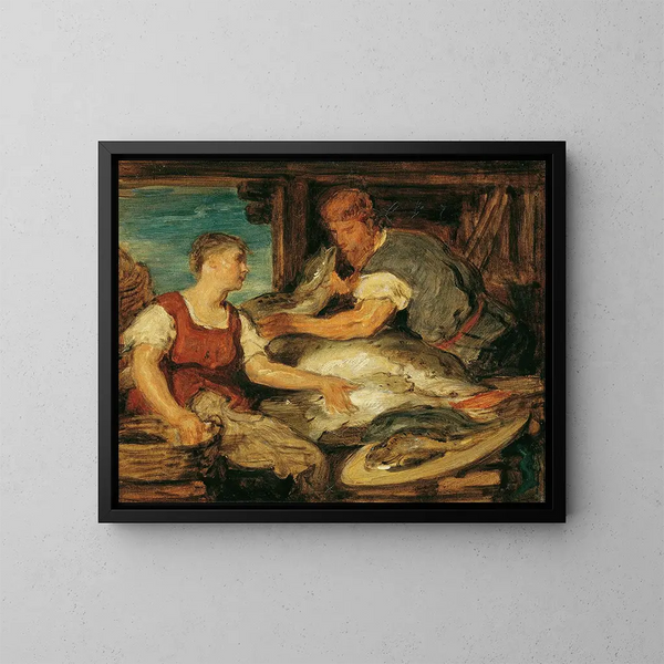La poissonnière - Hans Canon — oprawiony obraz na ścianie