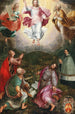 Transfiguracji Chrystusa na Górze Tabor z prorokami Eliaszem i Mojżeszem, świętymi Janem, Piotrem i Jakubem oraz fundatorem Jakubem Rasslerem - Hans Caspar Memberger — widok dzieła