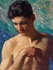 Portret młodego mężczyzny - Hans Christiansen — widok dzieła
