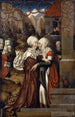 La Visitation - Hans Fries — widok dzieła