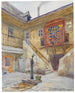 Cour de la Fazieherhaus - Hans Götzinger — widok dzieła