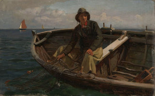 Hans Gude - Fisherman from Rgen.webp