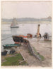 Jetée de Trovemünde - Hans Gude — widok dzieła