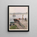 Jetée de Trovemünde - Hans Gude — oprawiony obraz na ścianie