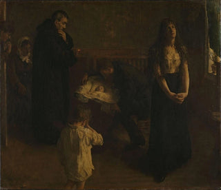 L'enfant mourant - Hans Heyerdahl — widok dzieła