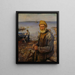 Le vieux pêcheur - Hans Heyerdahl — oprawiony obraz na ścianie