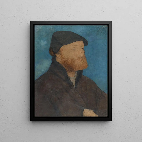 Hans Holbein The Younger - Bildnis eines Mannes mit schwarzem Barett.webp