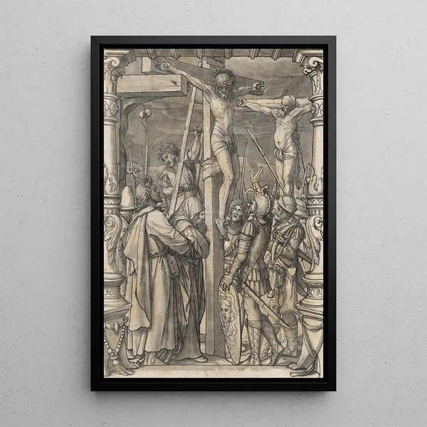 Ukrzyżowania Chrystusa - Hans Holbein Młodszy — oprawiony obraz na ścianie
