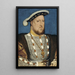 Portret Henryka VIII - Hans Holbein Młodszy — oprawiony obraz na ścianie