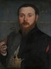 Portret szlachcica z jastrzębiem - Hans Holbein młodszy — widok dzieła