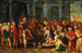 Salomon i Królowa Saby - Hans Jordaens starszy — widok dzieła