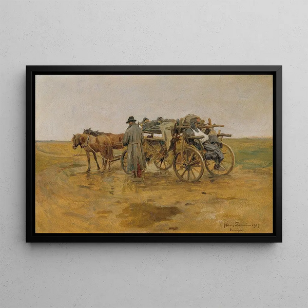 Hans Larwin - Verwundetentransport.webp