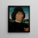 Bernardo Bembo, mąż stanu i ambasador Wenecji - Hans Memling — oprawiony obraz na ścianie