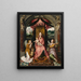 Matka Boska z Dzieciątkiem - Hans Memling — oprawiony obraz na ścianie