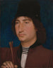 Portret mężczyzny z strzałą - Hans Memling — widok dzieła