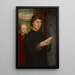 Portret mężczyzny czytającego - Hans Memling — oprawiony obraz na ścianie
