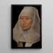 Portret starszej kobiety - Hans Memling — oprawiony obraz na ścianie