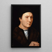 Portret nieznanego mężczyzny - Hans Memling — oprawiony obraz na ścianie