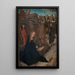 Uczczenie Trzech Króli - Hans Memling — oprawiony obraz na ścianie