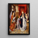 Zwiastowania - Hans Memling — oprawiony obraz na ścianie