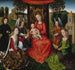 Pusty i Dzieciątka z Świętą Katarzyną Aleksandryjską i Świętą Barbarą - Hans Memling — widok dzieła