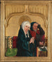 La présentation du Christ dans la partie temple du panneau de l'aile - Hans Pleydenwurff — widok dzieła