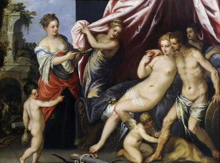 Wenus i Mars - Hans Rottenhammer — widok dzieła
