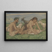 Rodzina Faunów - Hans Thoma — oprawiony obraz na ścianie