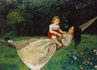 Hans Thoma - In the Hammock.webp