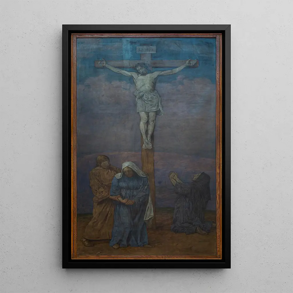 Ukrzyżowania Chrystusa - Hans Thoma — oprawiony obraz na ścianie