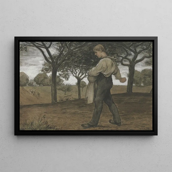 Le Semeur - Hans Thoma — oprawiony obraz na ścianie