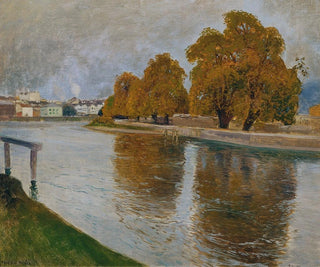 La Salzach près de Hallein - Hans Wild — widok dzieła