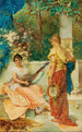 Un air joyeux - Hans Zatzka — widok dzieła