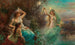 Nymfy o świcie - Hans Zatzka — widok dzieła