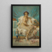 L'Odalisque - Hans Zatzka — oprawiony obraz na ścianie