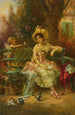 Myślący o nim - Hans Zatzka — widok dzieła