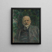 Portret Dr. Alexandra Malthe - Hans Degard — oprawiony obraz na ścianie