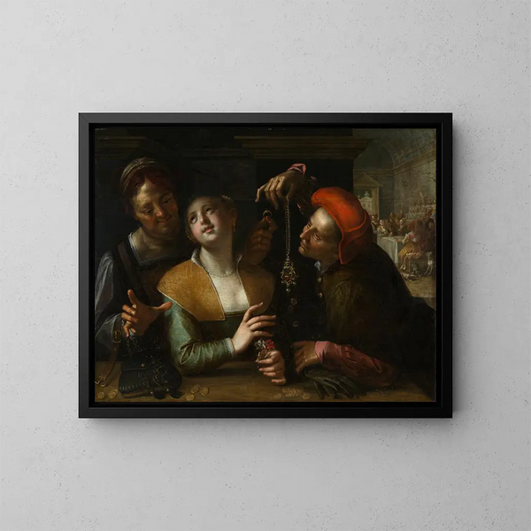 Scena z kopułą - Hans von Aachen — oprawiony obraz na ścianie