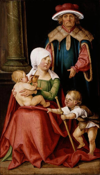 Hans von Kulmbach - Mary Salome and Zebedee with their Sons James the Greater and John the Evangelist.webp