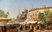 Rue du marché à Constantinople avec Sainte-Sophie - Harald Jerichau — widok dzieła