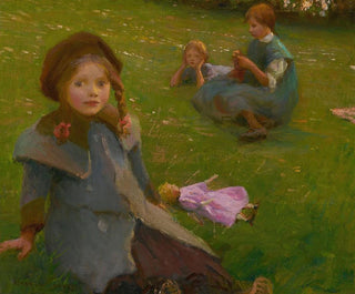 La poupée lilas - Harold Harvey — widok dzieła