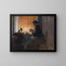 Naświetlony lampą - Harriet Backer — oprawiony obraz na ścianie