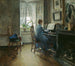 Chez moi - Harriet Backer — widok dzieła