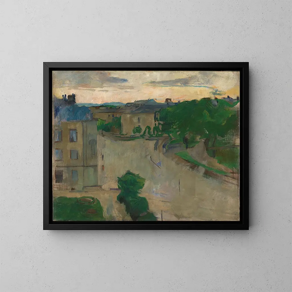 Widok z mojego balkonu, Hansteensgate - Harriet Backer — oprawiony obraz na ścianie